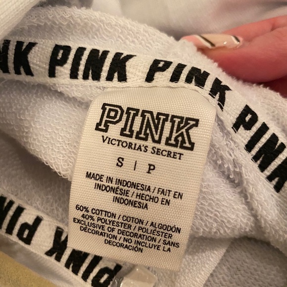 Victoria’s Secret Pink Zip-Up Hoodie Size Small - Picture 3 of 3